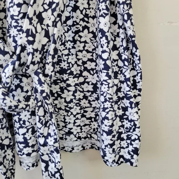 Lane Bryant Cap Sleeve V Neck Dolman Belted Dress in Ali Floral 22 24 - Picture 4 of 6